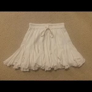Princess Polly White Flowy Skirt
